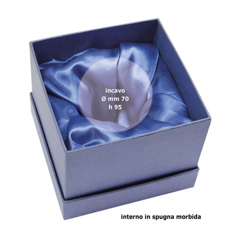 BLUE BOX SATIN 12X12X11CM