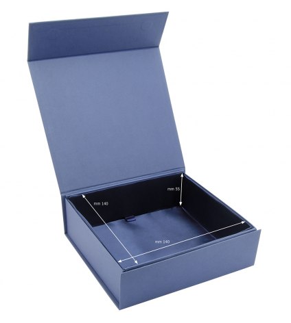 Boîte pliable bleue 200x150x60 mm