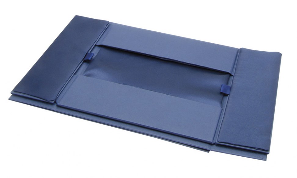 Boîte pliable bleue 200x150x60 mm