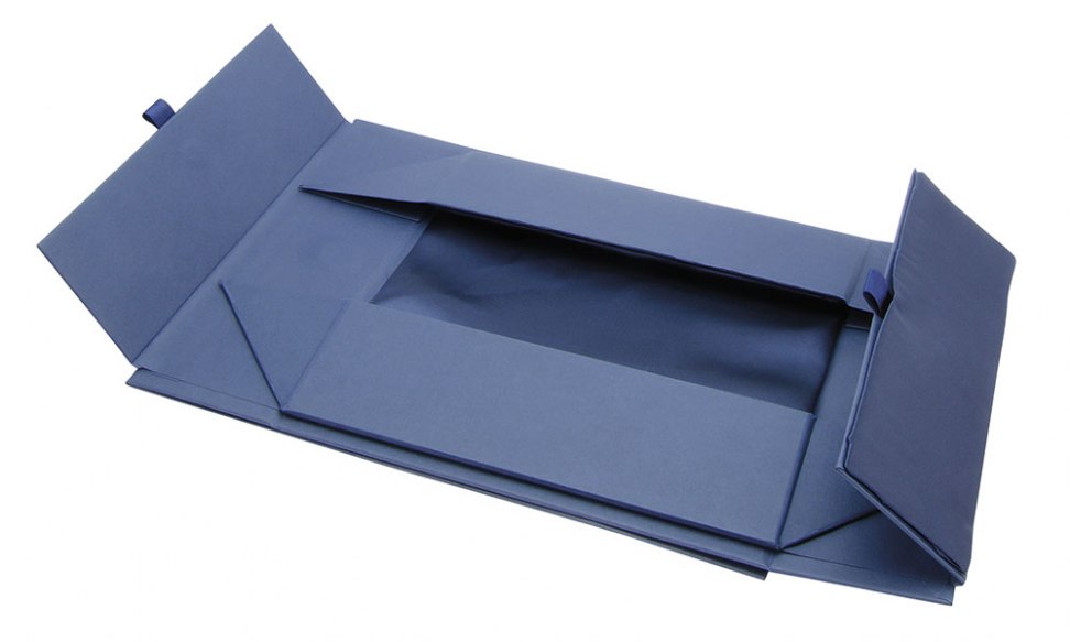 Boîte pliable bleue 200x150x60 mm