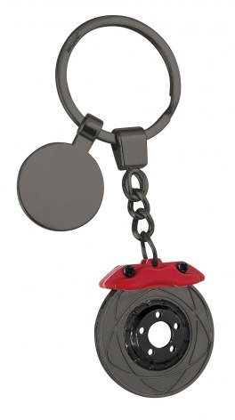 BURNISHED BRAKE DISC KEY RING-C/GETTON