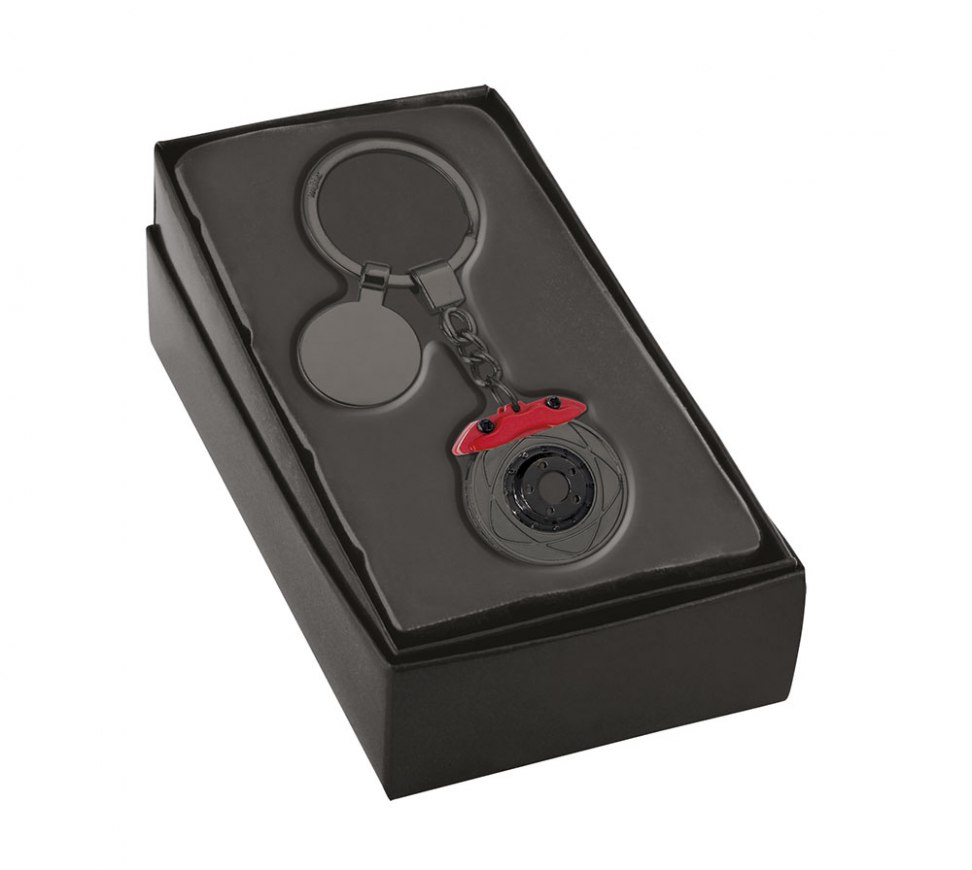BURNISHED BRAKE DISC KEY RING-C/GETTON