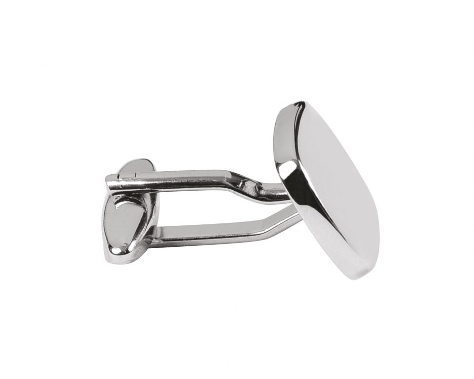 Rounded CUFFLINKS  14x17 mm -NO BOX