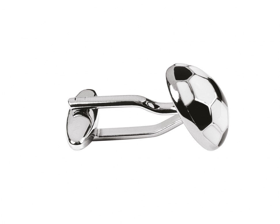 CUFFLINKS FOOTBALL d 14 h 5 mm -NO BOX