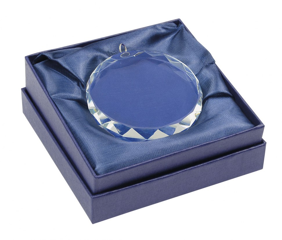 Medaglia vetro 80X80X12 mm