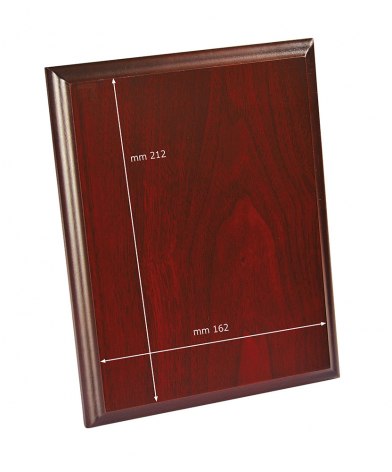 CREST RECTANGULAR MAHOGANY 230x180x15