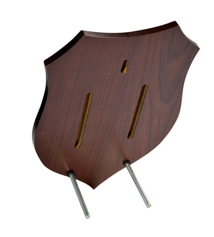 CREST SHIELD WALNUT NO BOX 180x250x15 mm