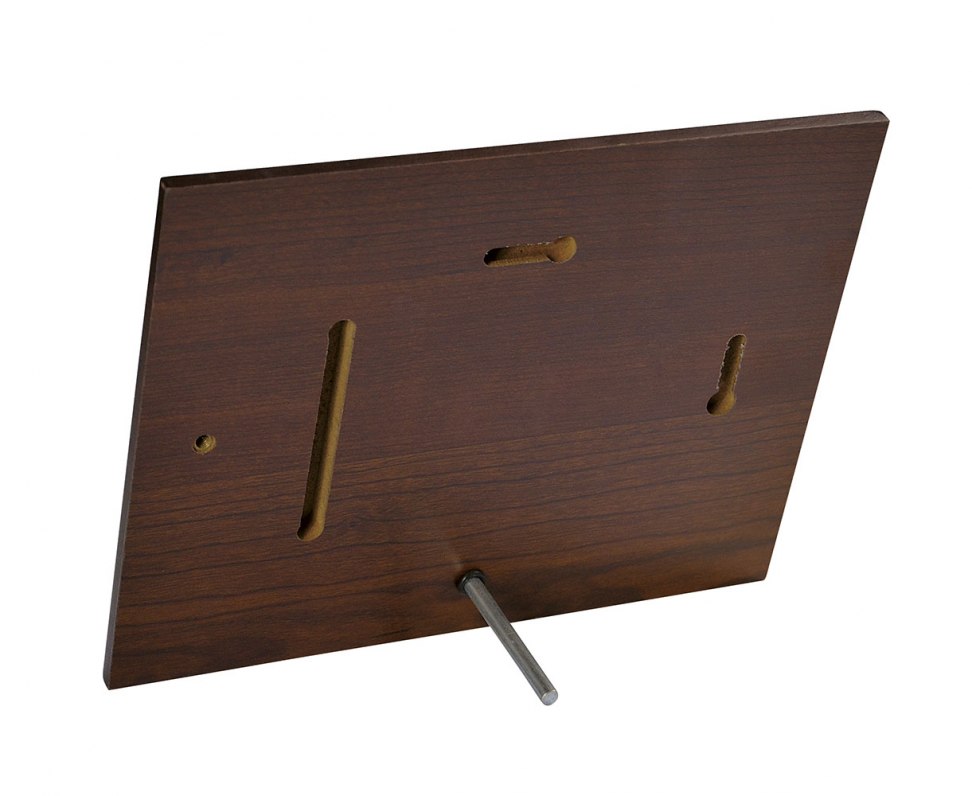 PLAQUE STAND CREST WALNUT 250X200