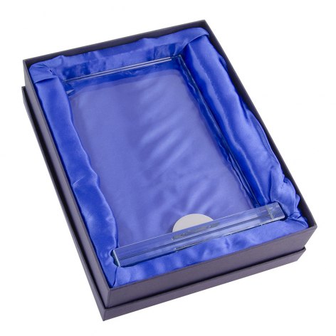 VETRO RETTANGOLARE CON BASE 180x120x8