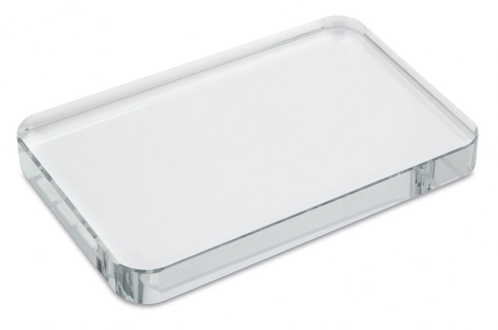 FERMACARTE VETRO RETTANGOLARE 80x100 h19