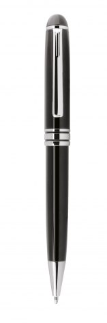 PENNA A SFERA NERA - CROMATA d=13,5 mm