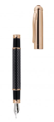 ROSÉ CARBON FIBER FOUNTAIN PEN