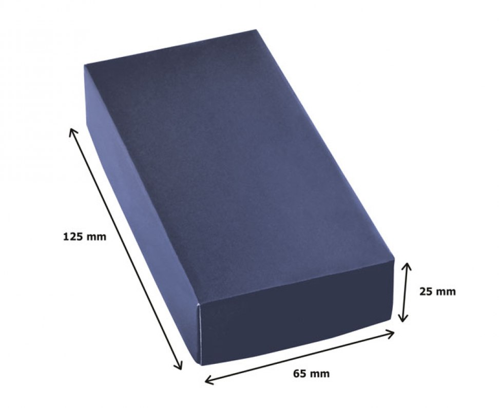 GELDSCHEINKLAMMER AUS STAHL 25X48 MM