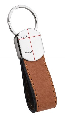 PORTACHIAVI AUTO SIMILPELLE MARRONE