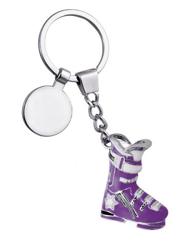 PORTACHIAVI SCARPONE SCI COLOR VIOLA