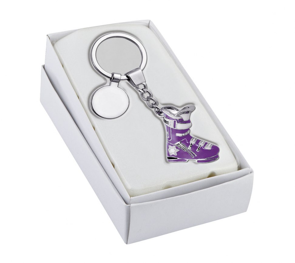 PORTACHIAVI SCARPONE SCI COLOR VIOLA