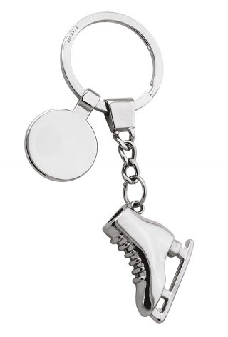 PORTACHIAVI PATTINI GHIACCIO CON GETTONE