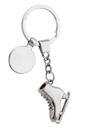 PORTACHIAVI PATTINI GHIACCIO CON GETTONE