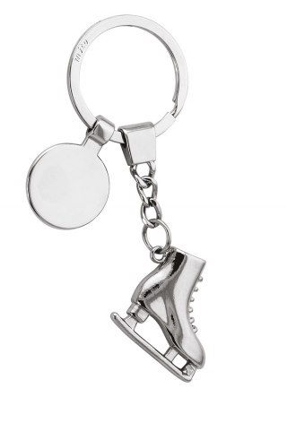 PORTACHIAVI PATTINI GHIACCIO CON GETTONE