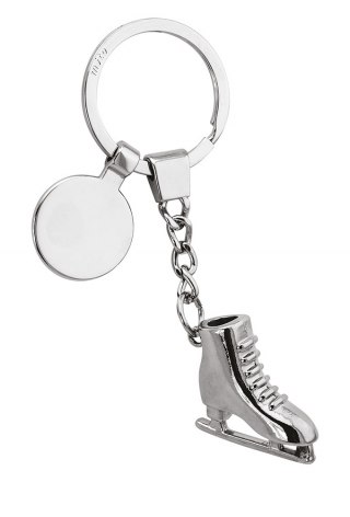 PORTACHIAVI PATTINI GHIACCIO CON GETTONE