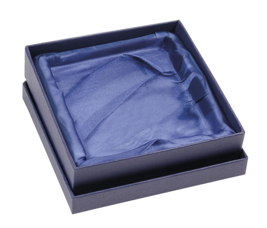 Scatola Blu Fondo E Coperchio 120X120X30