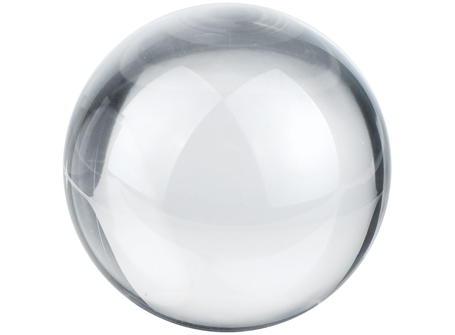 Sfera In Vetro Con Taglio D. Mm80