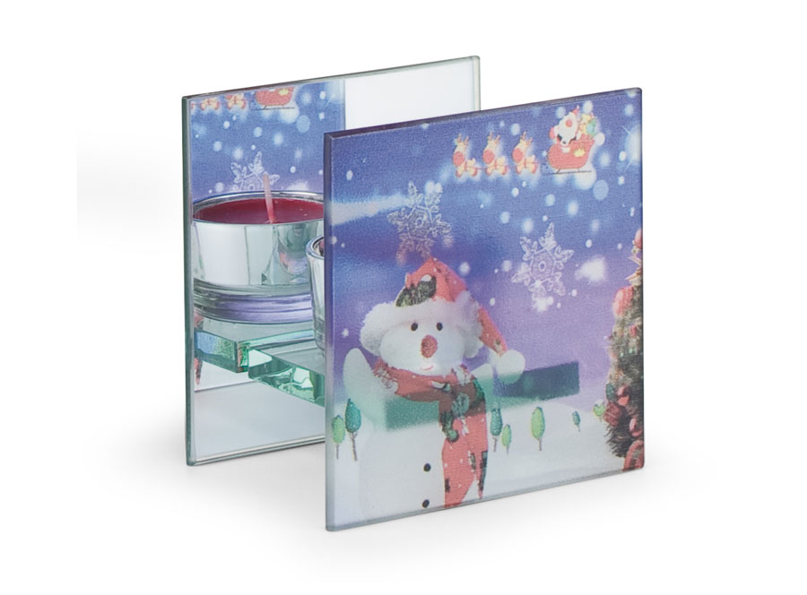 Portacandela Christmas - 90 X 90 Mm
