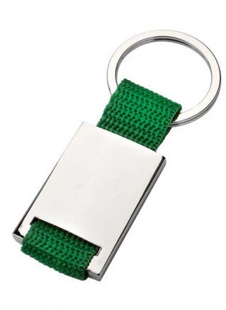 Portachiavi Satinato - Tessuto Verde