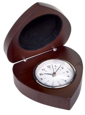 Orologio In Legno Cuore