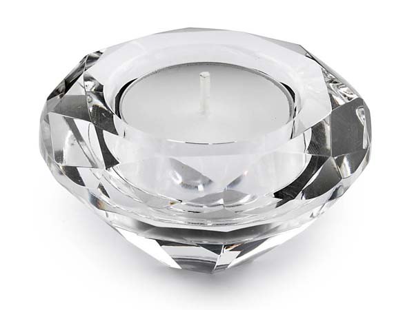 Portacandela Crystal Round - D=75Mm