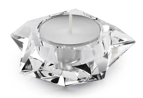Portacandela Crystal Star - D=75Mm