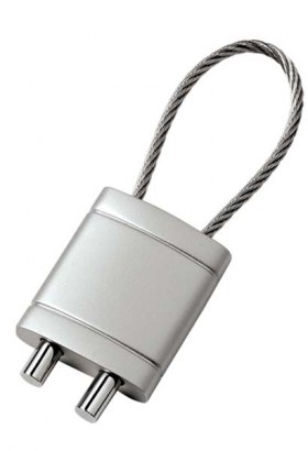 Portachiavi Lucido Con Cavetto