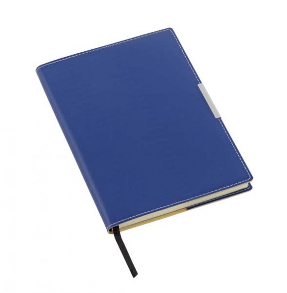 Notebook Blu Con Piastrina / 80 Sheets