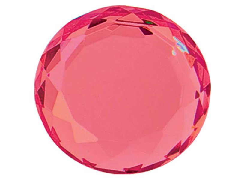 Inserto Cristallo Rosso - D=30 Mm