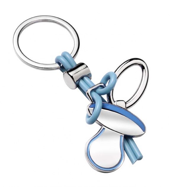 Portachiavi Ciuccio Blu No Box Outlet