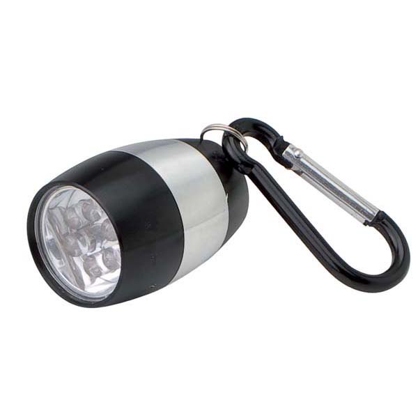 Mini Torcia Nera 6Led - D=28 X 90 Mm