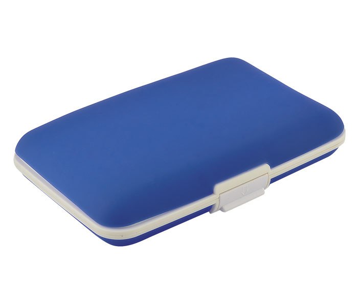 Porta Carte Di Credito Silicone Blu