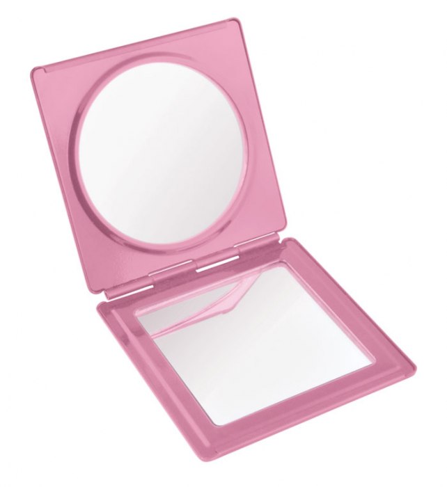 Specchietto Alluminio Rosa Lucido