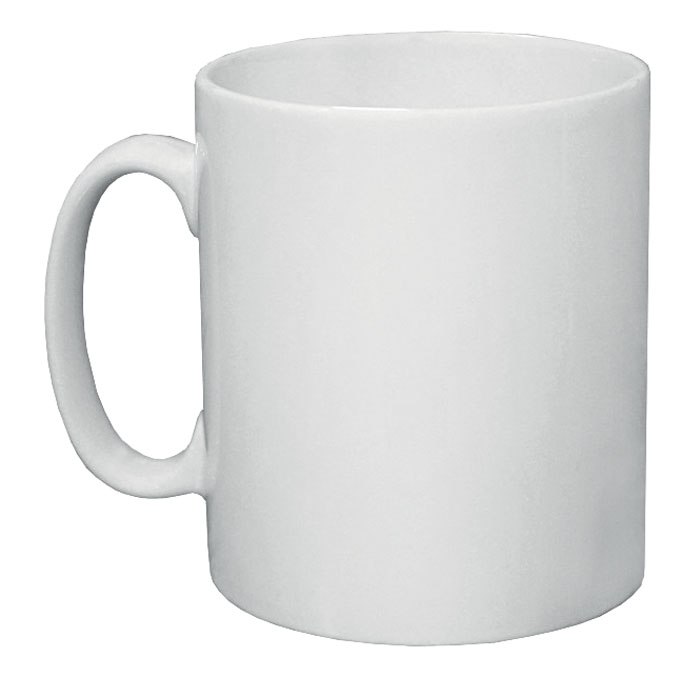 Tazza Bianca Ceramica (0.32L) - No Box