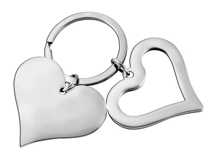 Portachiavi "Cuore Doppio" - No Box