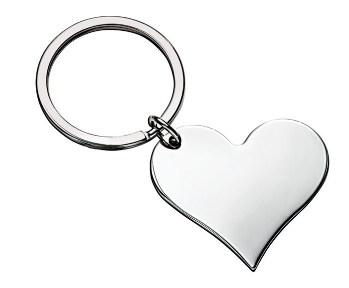 Portachiavi Singolo Cuore - No Box