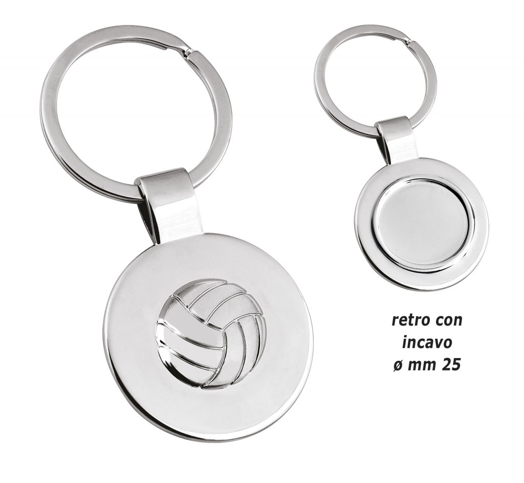 Portachiavi Decoro Pallavolo C/Incavo