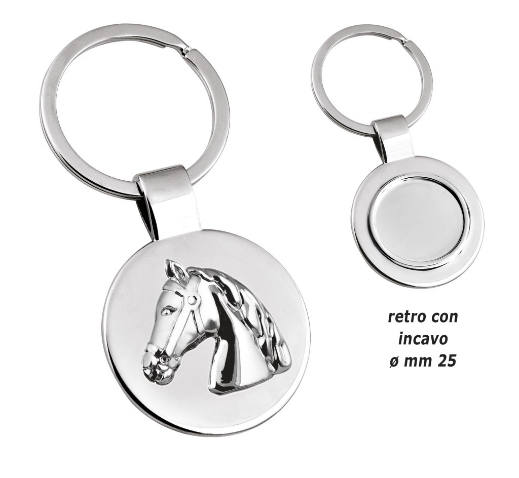 Portachiavi - Decoro Cavallo-C/Incavo