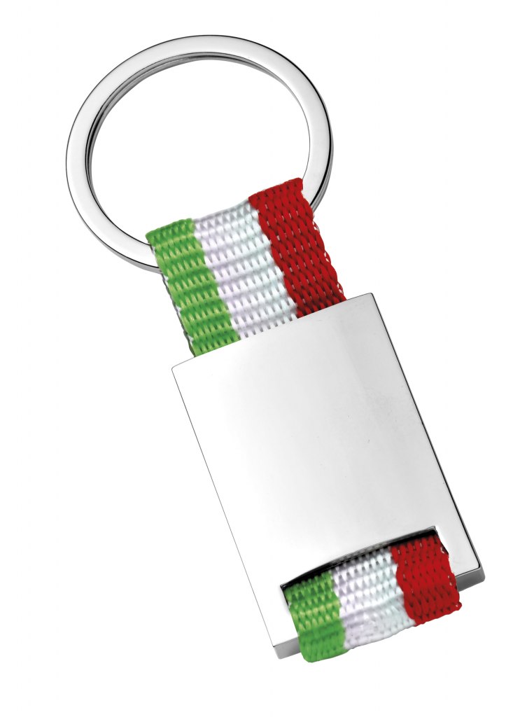 Portachiavi - Tessuto Bandiera Italiana