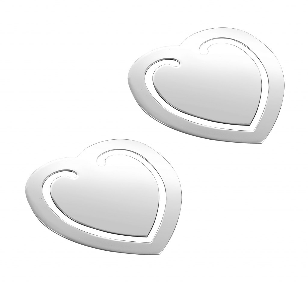 Segnalibro Cuore Set 2Pz - 50X55 Mm