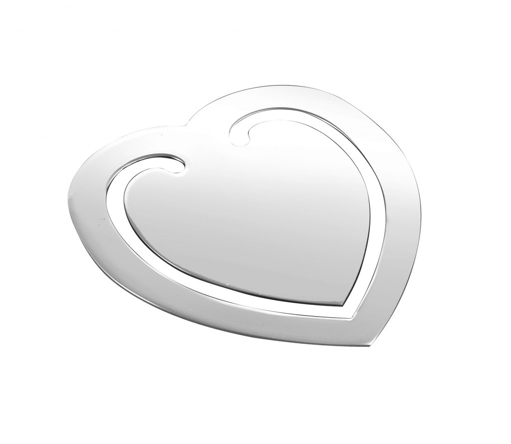 Segnalibro Cuore (1Pz) - 50X55 Mm
