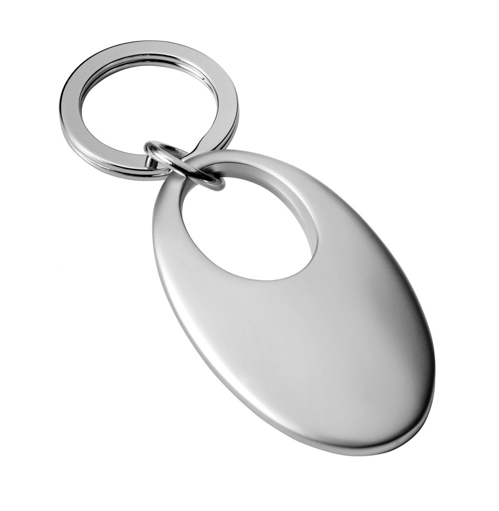 Portachiavi "Oval" Satinato