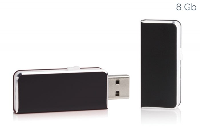 Usb Alluminio Nera 47X20 Mm