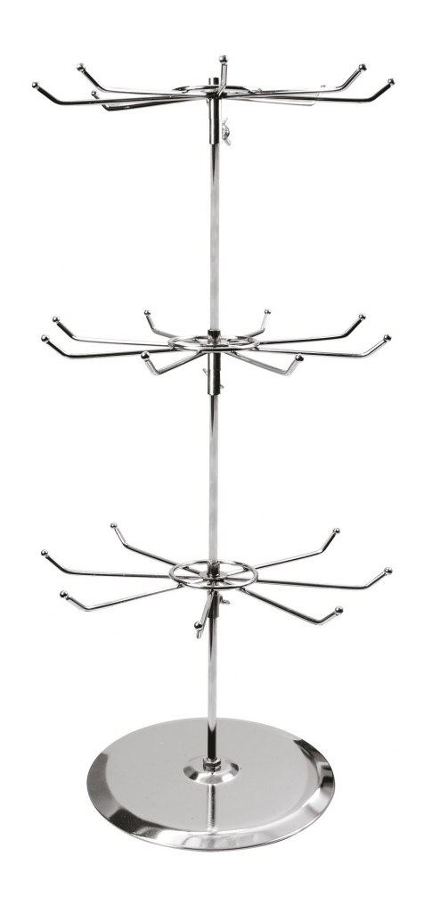 Espositore A Filo Cromato H 55 Cm
