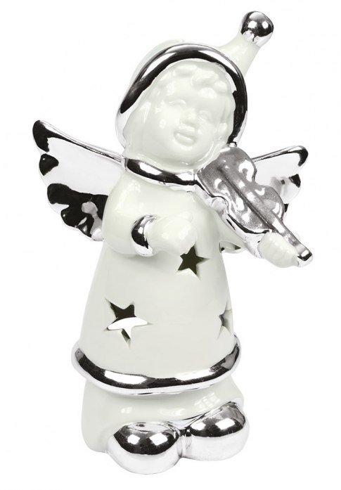 Angioletto In Porcellana- H=178 Mm